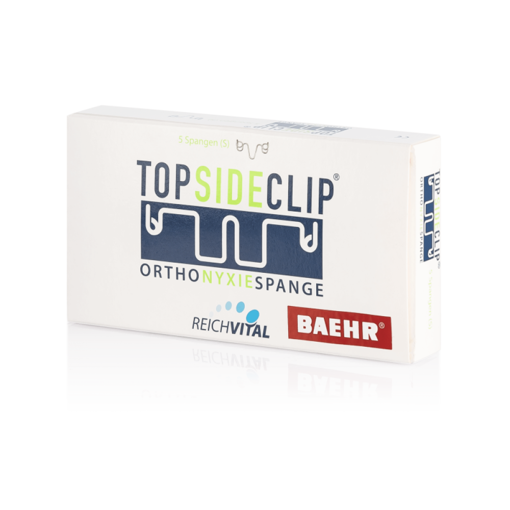 TOP SIDE CLIP μέθοδος διόρθωσης νυχιού '' small '' 1 συσκευασία (5 τεμ.)