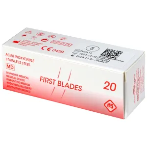 Λεπίδες κοίλης σμίλης FIRST BLADES No5 - 20 τμχ