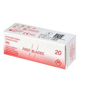 Λεπίδες κοίλης σμίλης FIRST BLADES No6 - 20 τμχ