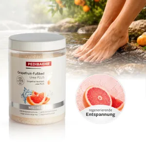 Φυτικά άλατα για ποδόλουτρο Urea PLUS, grapefruit, 500 g