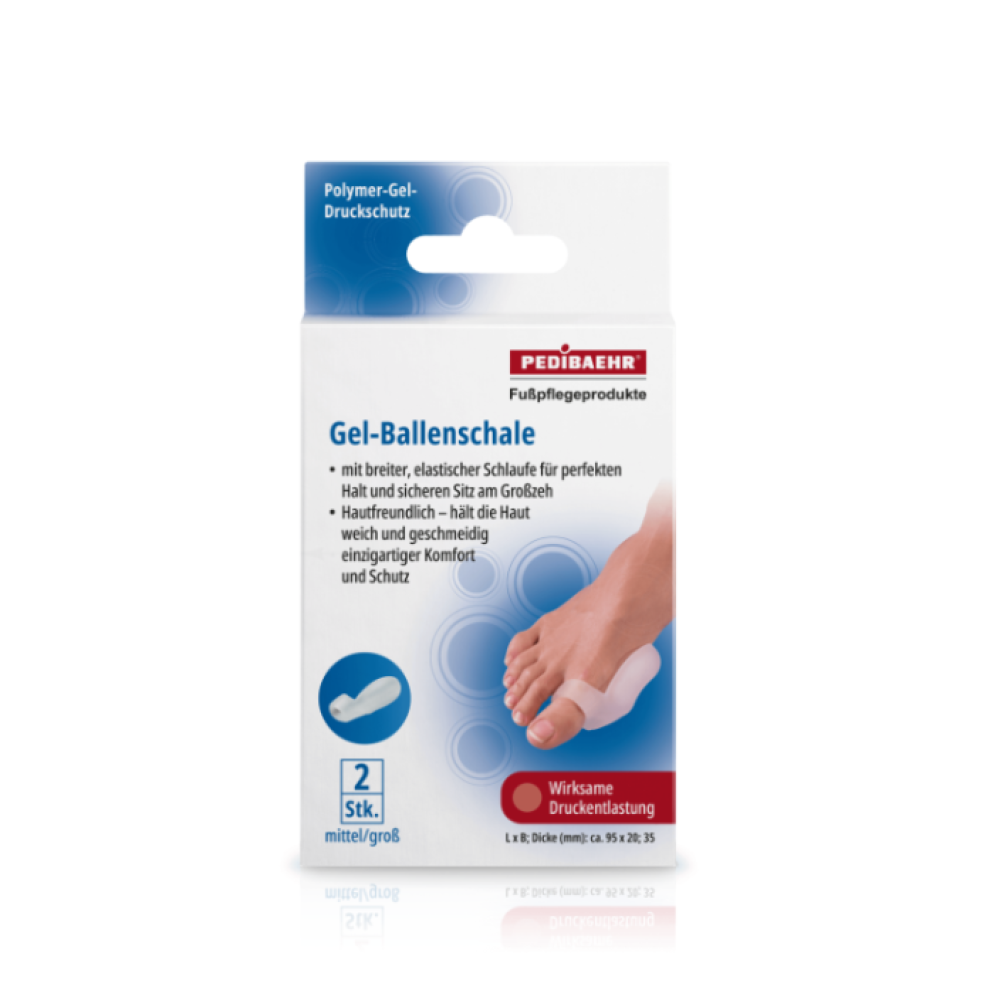 Νάρθηκας μεγάλου δακτύλου με μαξιλαράκι , medium/large , ( 2 τεμ )