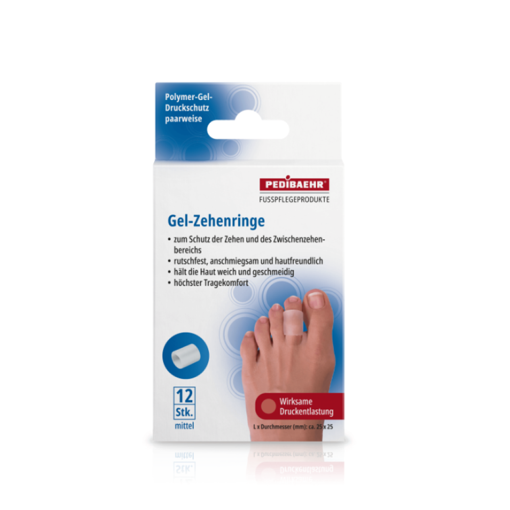 Δακτύλιος σιλικόνης, medium, 1 συσκευασία ( 12 τεμ.)