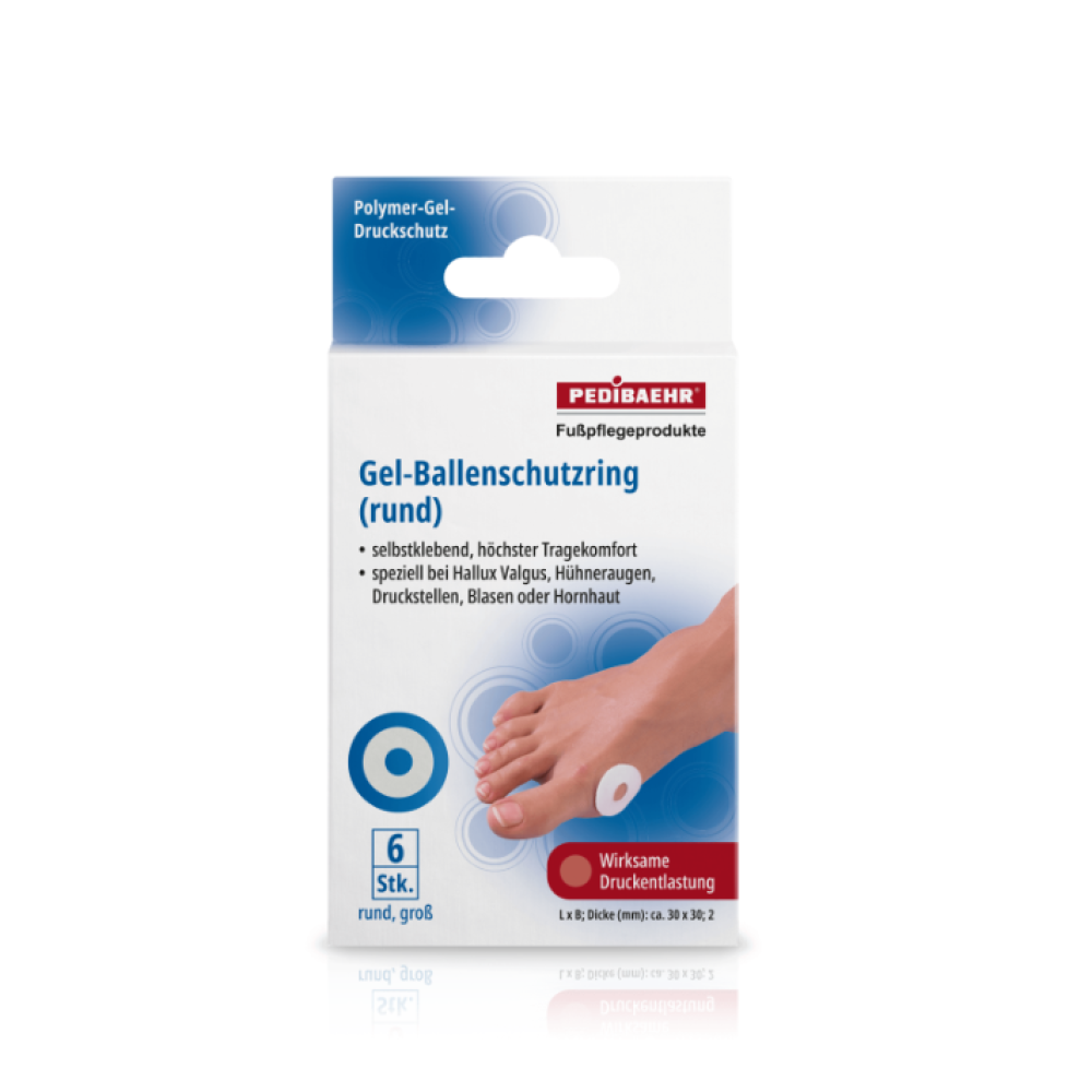 Δακτύλιοι προστασίας από τζελ (στρογγυλοί ), μεγάλοι, 1 συσκευασία (6 τεμ.)