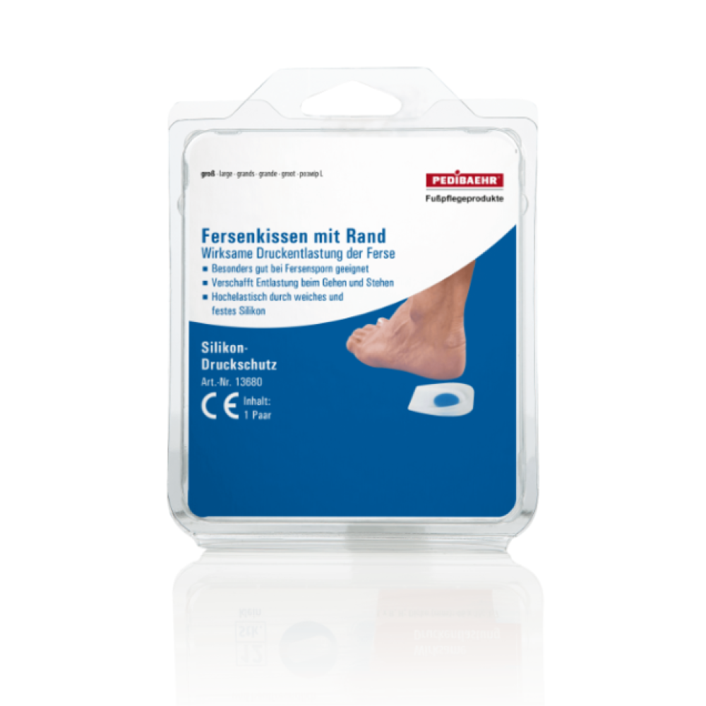 Πέλμα φτέρνας με γείσο , large , 1 Ζεύγος