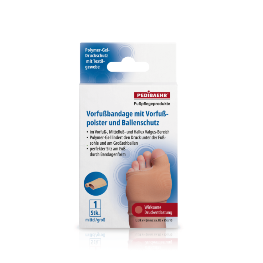 Επίθεμα μπροστινού ποδιού με μαξιλαράκι για το μπροστινό μέρος ( medium/large ) 1 τεμάχιο