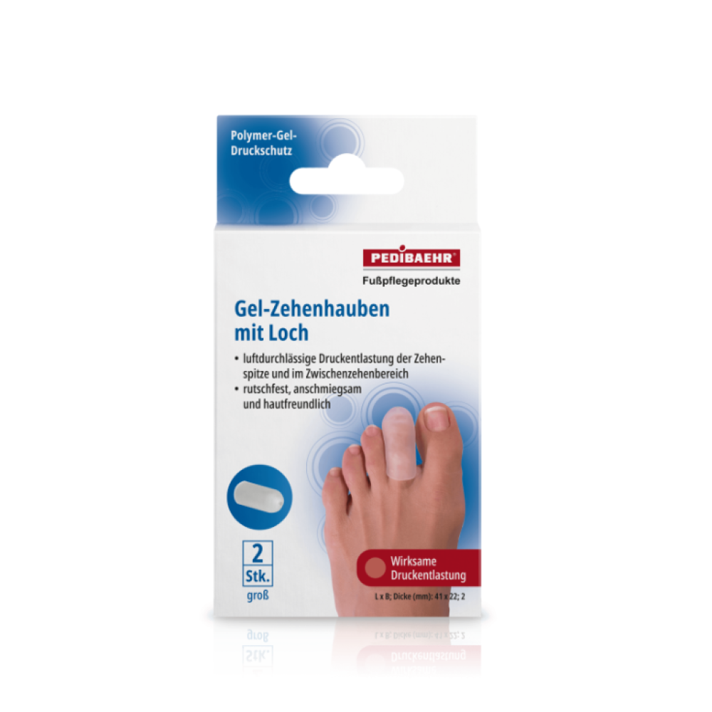 Καλύπτρα δαχτύλου σιλικόνης με οπή, large ,  1 συσκευασία (2 τεμ.)