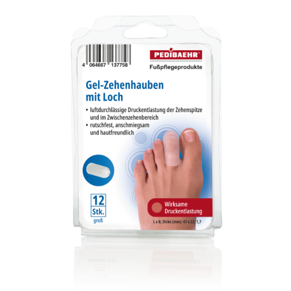 Καλύπτρα δαχτύλου σιλικόνης με οπή , large ,  1 συσκευασία (12 τεμ.)