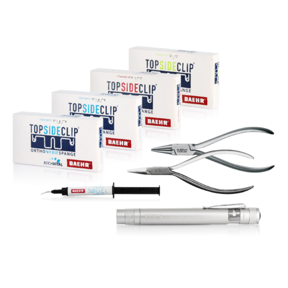 Σετ διορθωτικών νυχιών  TOP SIDE CLIP, 8 τεμαχίων σε θήκη 