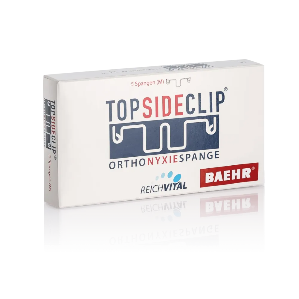  TOP SIDE CLIP μέθοδος  διόρθωσης νυχιού ''medium '' 1 συσκευασία (5 τεμ.)