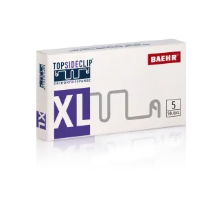 TOP SIDE CLIP μέθοδος διόρθωσης νυχιού TOP SIDE CLIP '' extra large '' 1 συσκευασία (5 τεμ.)