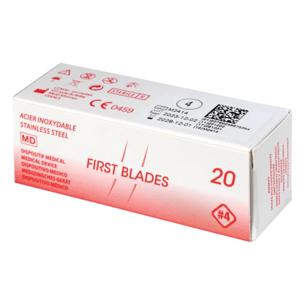 Λεπίδες κοίλης σμίλης FIRST BLADES No4 - 20 τμχ